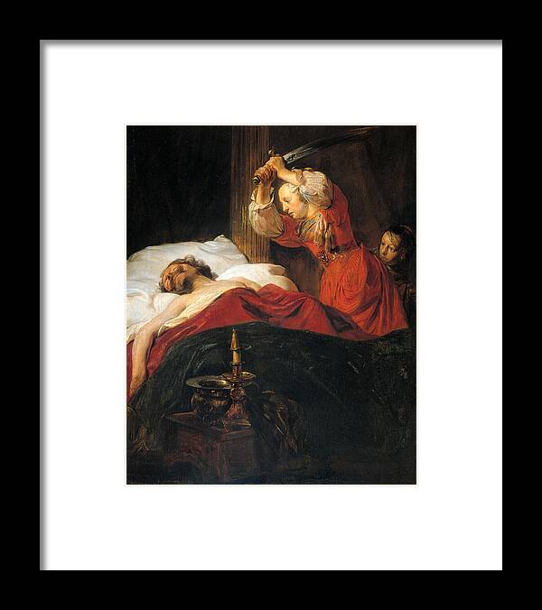 Jan De Bray Framed Print featuring the painting Judith and Holofernes by Jan de Bray