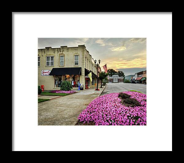 Morning Framed Print featuring the photograph July 4th In Murphy North Carolina by Greg and Chrystal Mimbs