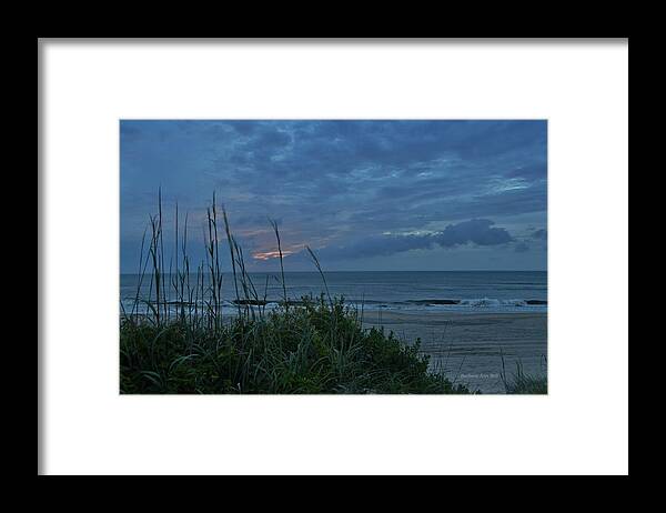 Obx Sunrise Framed Print featuring the photograph June 20, 2017 by Barbara Ann Bell