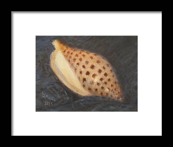 Realism Framed Print featuring the painting Junonia by Donelli DiMaria