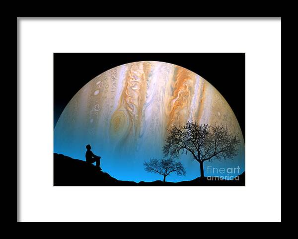 Astronomy Framed Print featuring the photograph Jupiter by Larry Landolfi