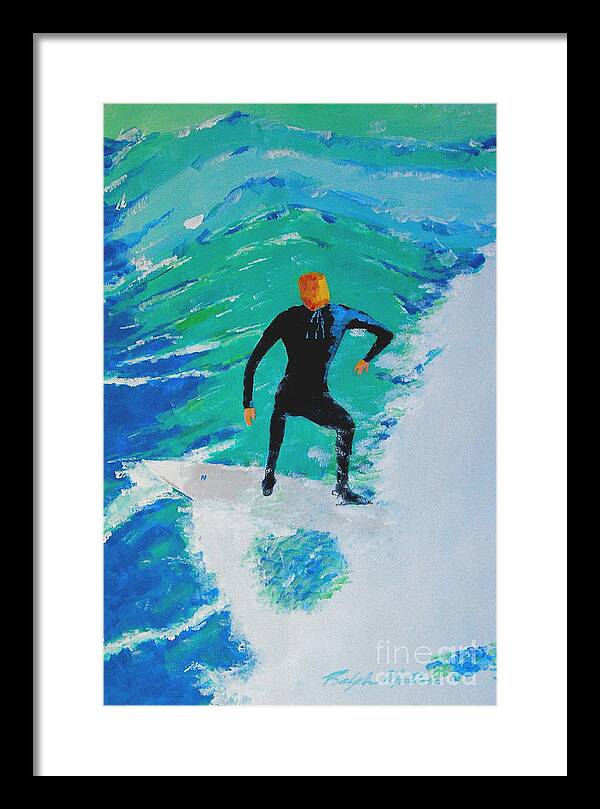Beach Art Framed Print featuring the painting Just Another Ride by Art Mantia