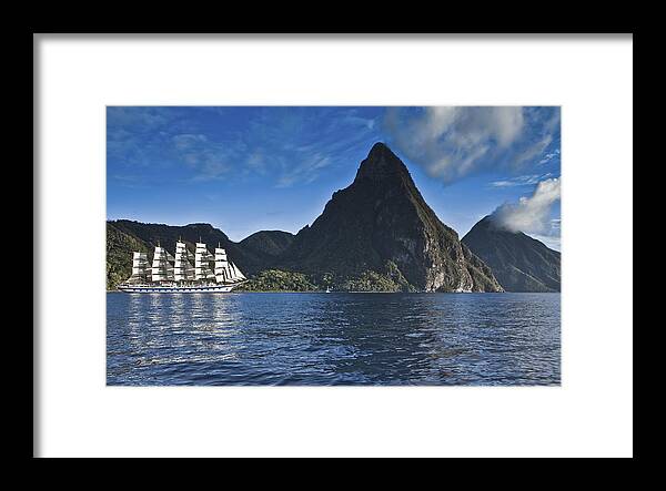 Ship Framed Print featuring the photograph Just as Big by Jon Glaser