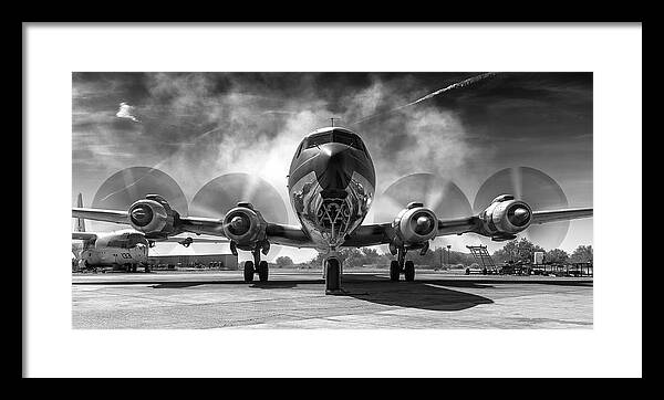 Aeroplane Framed Print featuring the photograph Just Getting Warmed Up by Jay Beckman