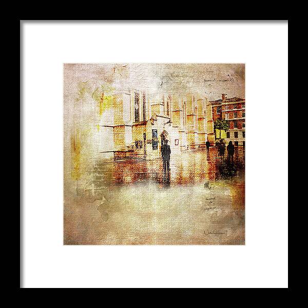 London Framed Print featuring the digital art Just Light - Middle Temple by Nicky Jameson