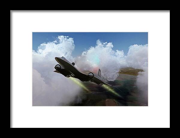 Aviation Framed Print featuring the digital art Kadena Cobra by Peter Chilelli