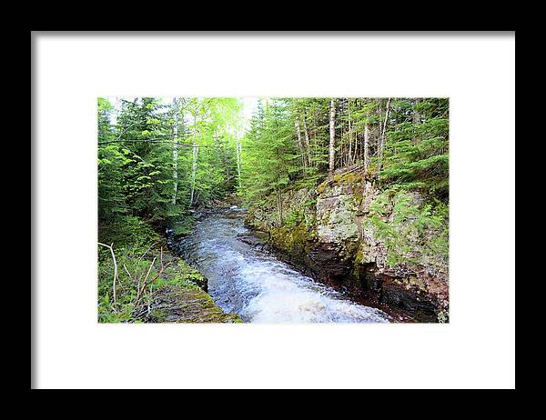 Nature Framed Print featuring the photograph Kadunce River 2 by Bonfire Photography