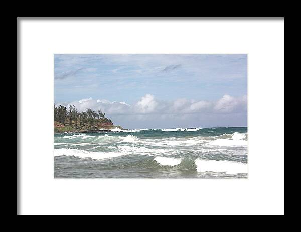 Beach Framed Print featuring the photograph Kahili Beach by Diane Merkle