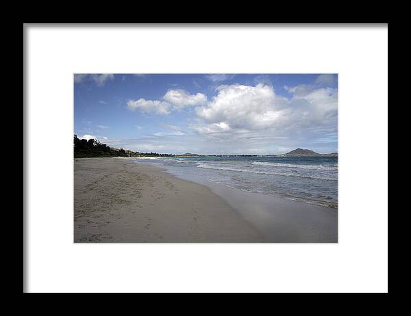  Framed Print featuring the photograph Kailua Beach, Oahu by Kenneth Campbell