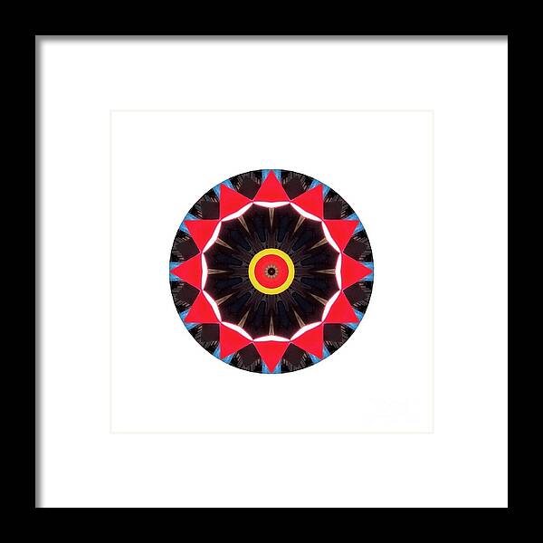 Kaleidoscope Framed Print featuring the photograph Kaleidos - Babalou02 by Jack Torcello