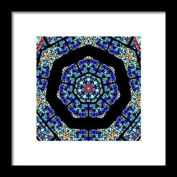 Kaleidoscope Framed Print featuring the photograph Kaleidoscope in Multi Color Twelve by Morgan Carter