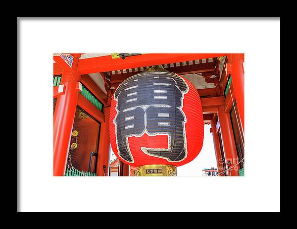 Tokyo Framed Print featuring the photograph Kaminarimon Gate Asakusa by Benny Marty