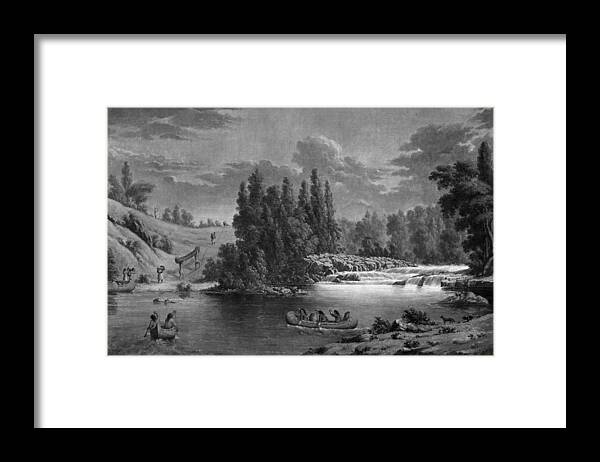 1851 Framed Print featuring the photograph Kane: White Mud Portage by Granger