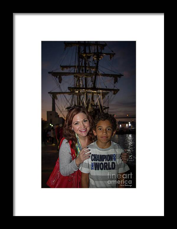 Mother And Son Framed Print featuring the photograph Katy and Baby James Art by Reid Callaway