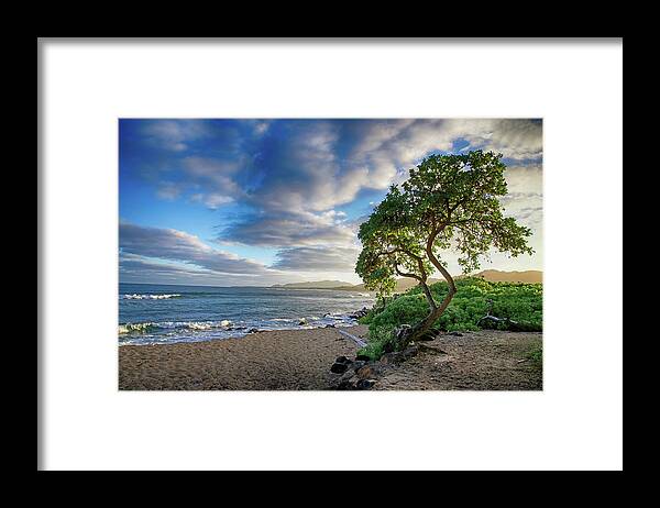 Kauai Landscape Framed Print featuring the photograph Kauai Landscape by Steven Michael
