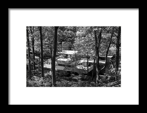 Fallingwater Framed Print featuring the photograph Kaufmann Residence by Stephen Russell Shilling