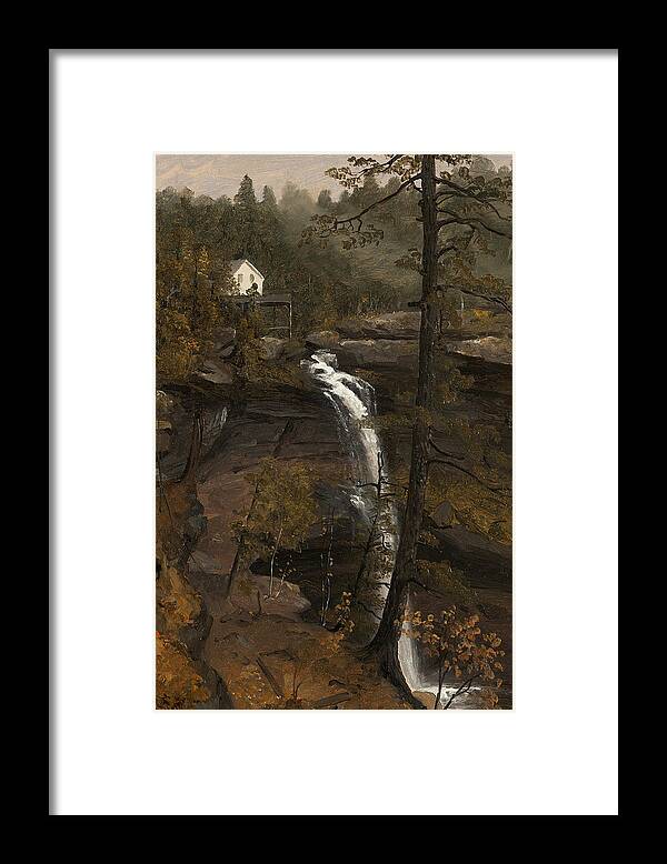 Sanford Robinson Gifford Framed Print featuring the painting Kauterskill Falls by Sanford Robinson Gifford