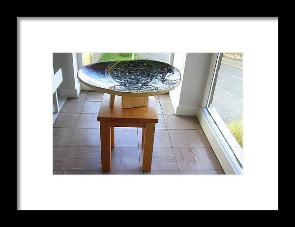 Mama Africa Twojesus Framed Print featuring the ceramic art Keepsake view one by Gloria Ssali