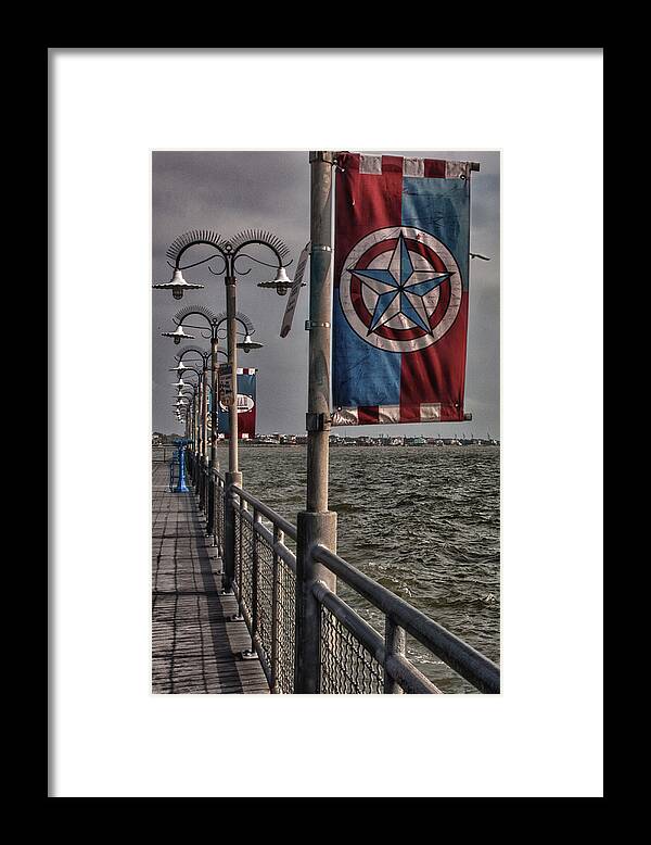 Kemah Framed Print featuring the photograph Kemah Boardwalk by James Woody