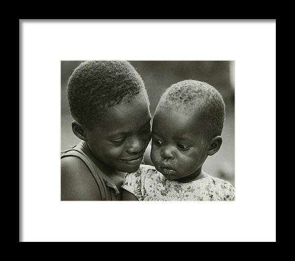Erik Framed Print featuring the photograph Kenya Sisters by Erik Falkensteen