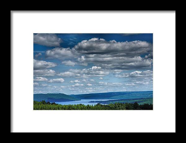 Lake Framed Print featuring the photograph Keuka Landscape IV by Steven Ainsworth