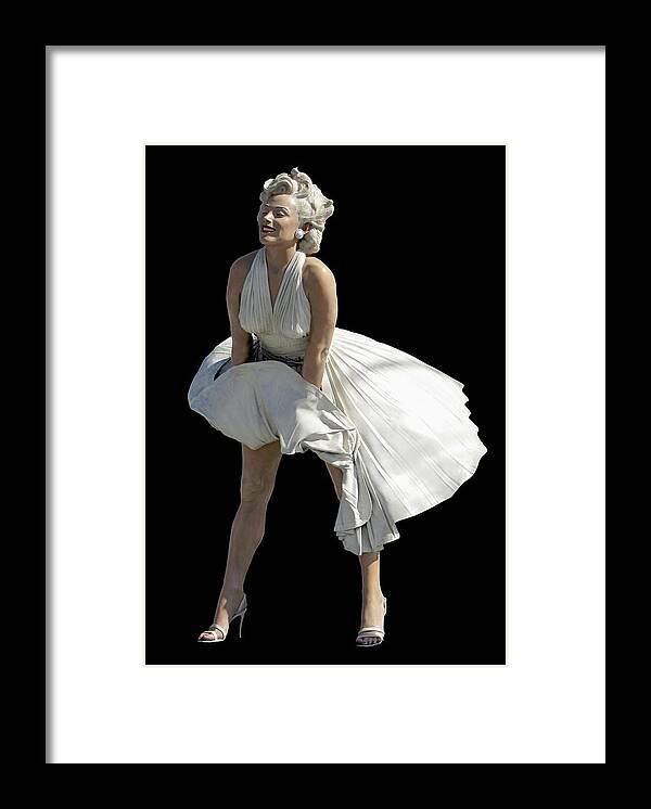 Fashion Framed Print featuring the photograph Key West Marilyn - Special Edition by Bob Slitzan