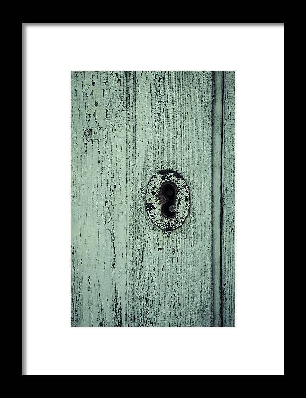 Europe Framed Print featuring the photograph Keyhole by Maria Heyens