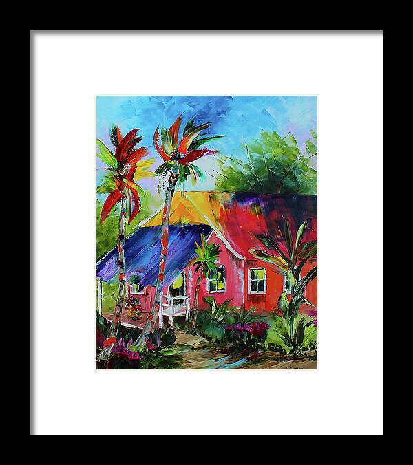 City Paintings Framed Print featuring the painting Keys Cottage by Kevin Brown