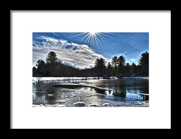 Winter Framed Print featuring the photograph Kindred by Dani McEvoy