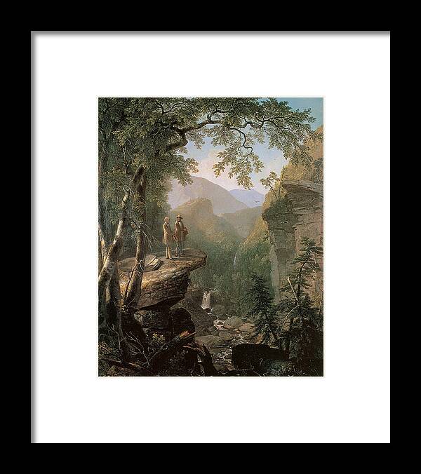 Asher Brown Durand Framed Print featuring the painting Kindred Spirits by Asher Brown Durand