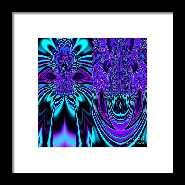 James Smullins Framed Print featuring the digital art King and Queen by James Smullins