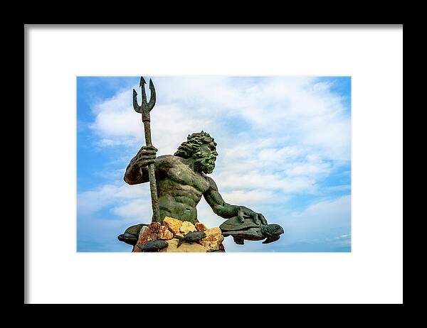 Landscape Framed Print featuring the photograph King Neptune by Michael Scott