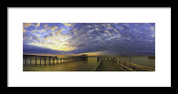Southport Framed Print featuring the photograph Kingsley Sunrise by Nick Noble