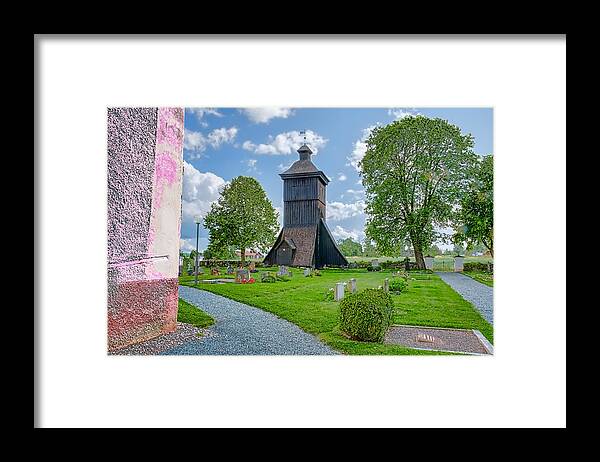 Klockstapel Framed Print featuring the photograph Klockstapel - bell building by Leif Sohlman