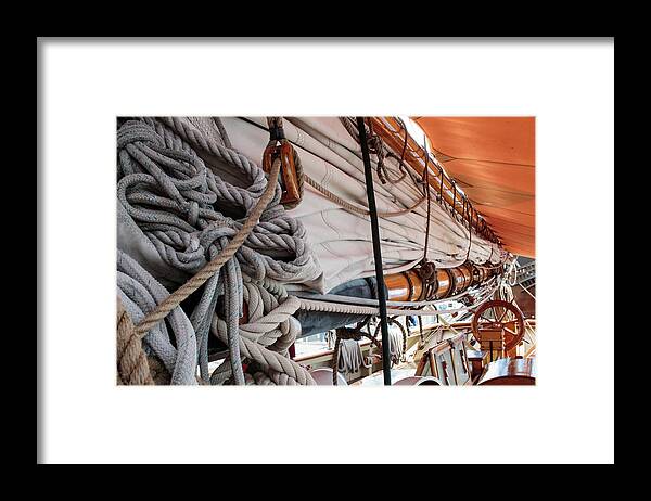 Sails Framed Print featuring the photograph Knot A Problem by Mike Hainstock