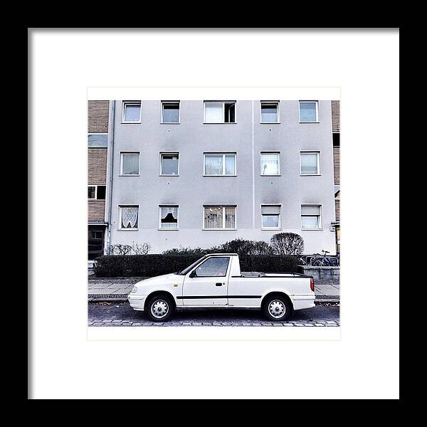 Igerberlin Framed Print featuring the photograph Škoda Felicia Pickup

#berlin by Berlinspotting BrlnSpttng
