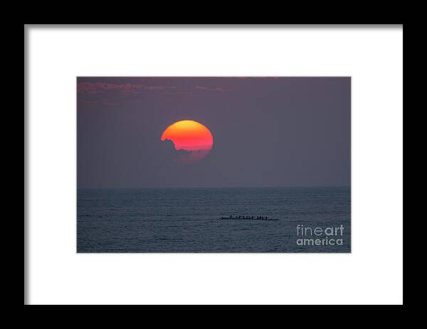 Photography Framed Print featuring the photograph Kona Sunset 1 by Daniel Knighton