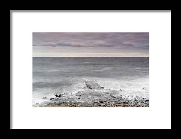 Long Framed Print featuring the photograph Kullaberg Coastal Region Pier by Antony McAulay