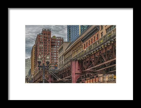 Chicago Framed Print featuring the photograph L tracks by Izet Kapetanovic