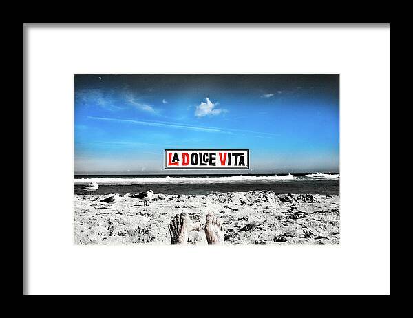 La Dolce Vita Framed Print featuring the photograph La Dolce Vita Style by La Dolce Vita
