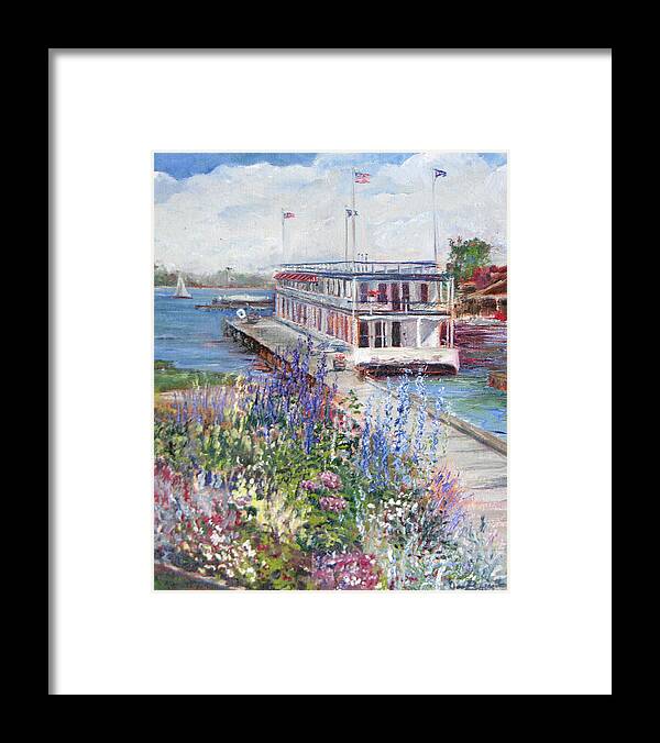 Nautical Framed Print featuring the painting La Duchesse by Jan Byington