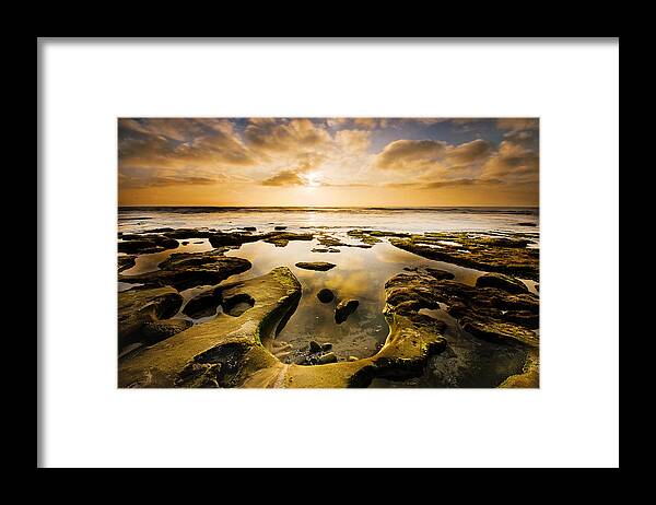 Seascape Framed Print featuring the photograph La Jolla Horseshoe by Joel Olives
