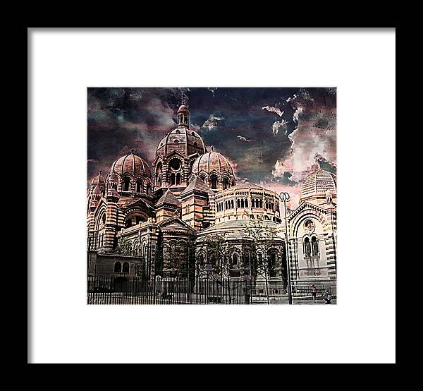 Architecture Framed Print featuring the photograph La Major 4 by Jean Francois Gil