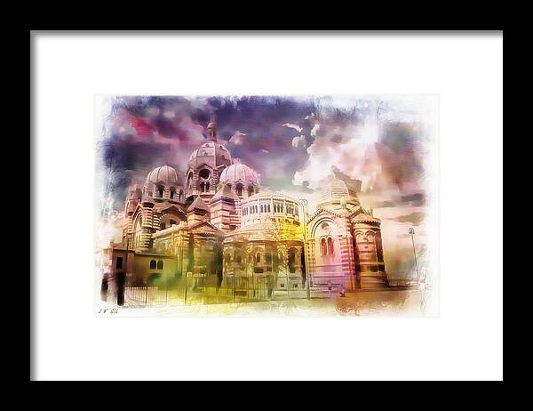  Architecture Framed Print featuring the photograph La Major 8 by Jean Francois Gil