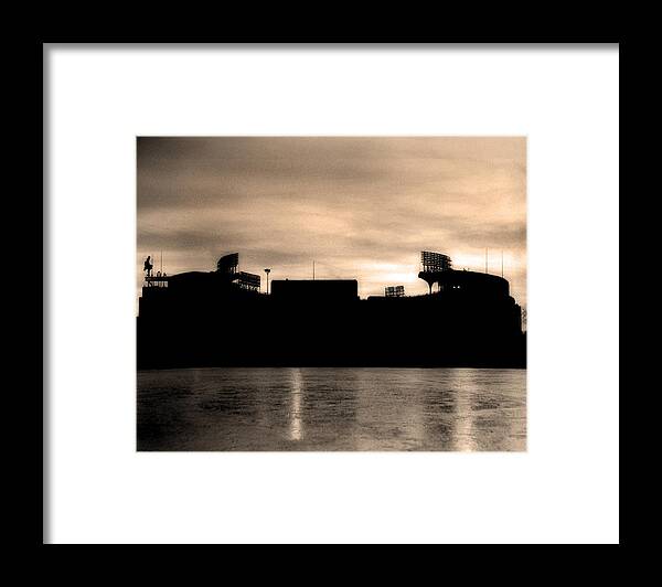 Cleveland Framed Print featuring the photograph Lady By The Lake by Ken Krolikowski