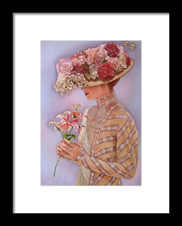 Elegant Framed Print featuring the painting Lady Jessica by Sue Halstenberg