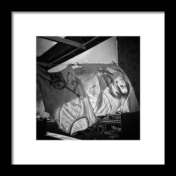 Blackandwhitephotography Framed Print featuring the photograph Lady Laundry
#blackandwhitephotography by Rafa Rivas