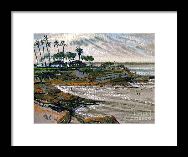 Laguna Beach Framed Print featuring the painting Laguna Beach 91 by Donald Maier
