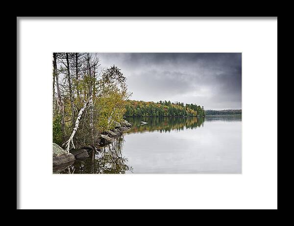 lake Colby Framed Print featuring the photograph Lake Colby in the Adirondack Mountains - New York by Brendan Reals
