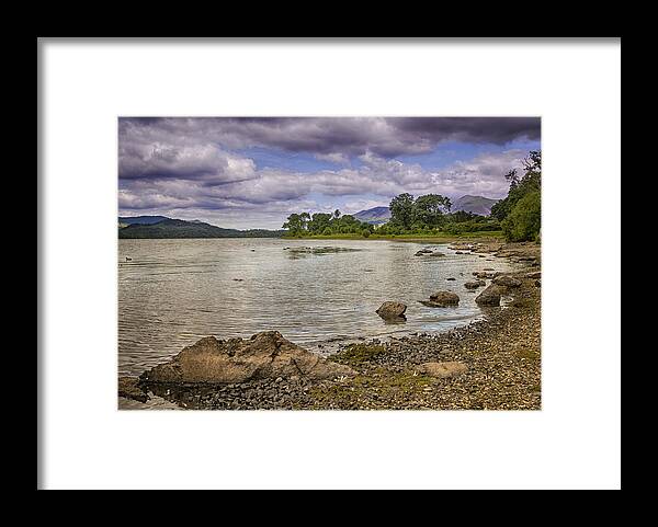England Framed Print featuring the photograph lake district HDR by Chris Smith